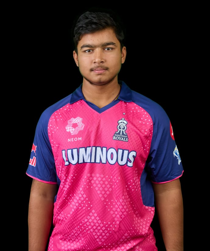 Image of Indian cricketer Vaibhav Suryawanshi playing in the ipl